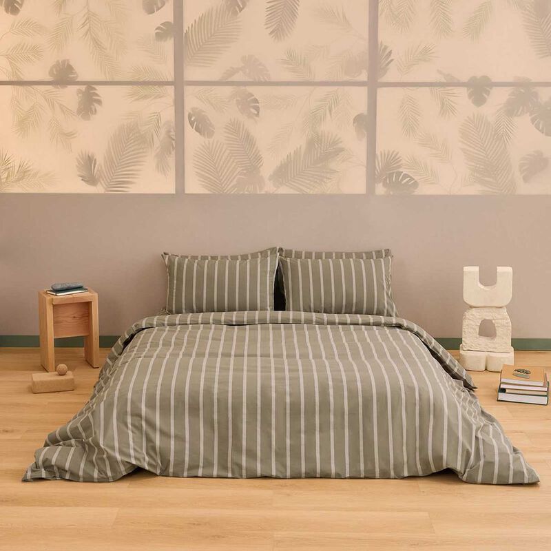 HOMMEY. Quilt Cover Sage Stone image number 0